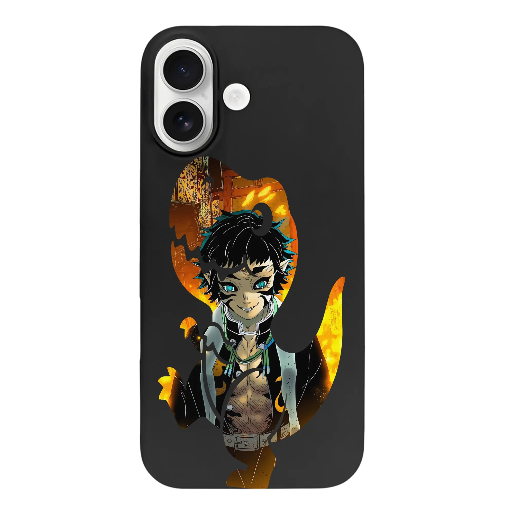 鬼滅の刃 グッズ,獪岳 - iPhone 17 シリーズ シリコンケース 薄型 耐衝撃 指紋防止 ソフトタッチカバー 精密フィット 傷防止 保護ケース iPhone 17/17 Air/17 Pro/17 Pro Max 対応